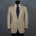 Vintage Mens Sport Coat Jacket Totally Awesome 1980s Louis Roth Cream and Black Flecked Sportcoat 42R