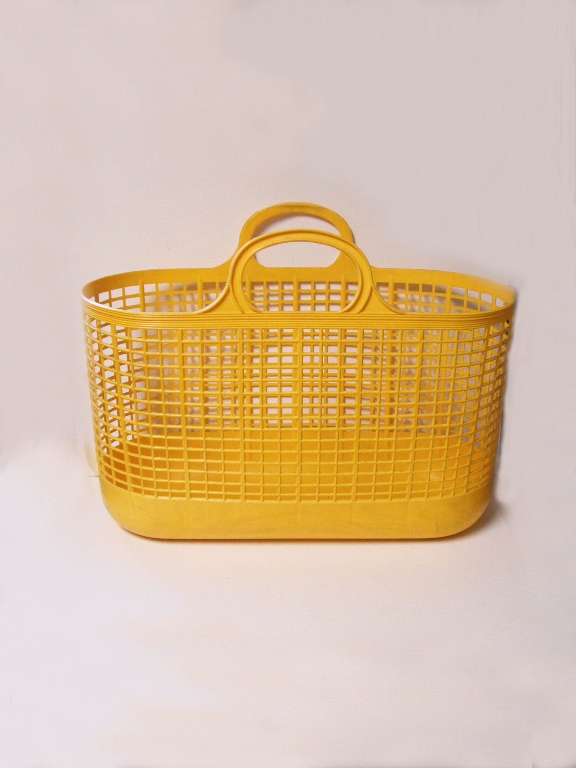 Vintage Rare Ingrid Mid Century Yellow Rubber Plastic Beach