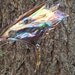 Earthy hand painted irredescent pixie wings