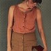 Reserved for Tia Gingham Sleeveless Henley Small