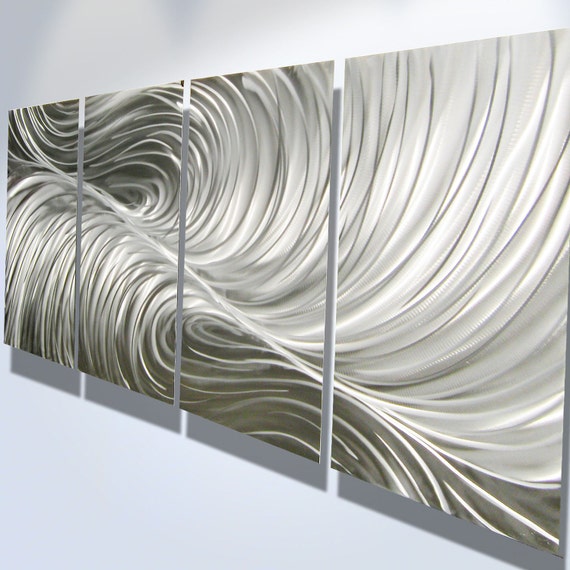 Metal Wall Art Decor Abstract Aluminum Contemporary Modern