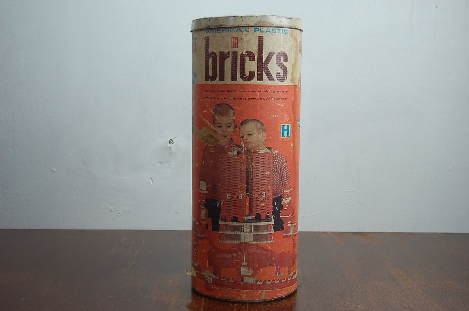 American Plastic Bricks Set No 745 Halsam Products Company