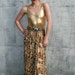 Vintage Maxi Skirt- Tribal Animal Print Maxi ON RESERVE