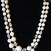 RESERVED for Christine: Vintage Double Strand Pearls and Clear Faceted Beads, Stamped JAPAN, Beautiful