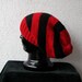 Simple slouchy beanie hat in color red, black, slouchy hat for men or women, baggy knitted hat, unisex