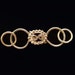 1 set Gold Vermeil Clasp 24 mm S CL110