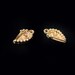 10% Off Special 2 pcs Abstract Leaf Charm 24K Vermeil 12.5 x 8 mm