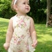summer flowers ruffled romper