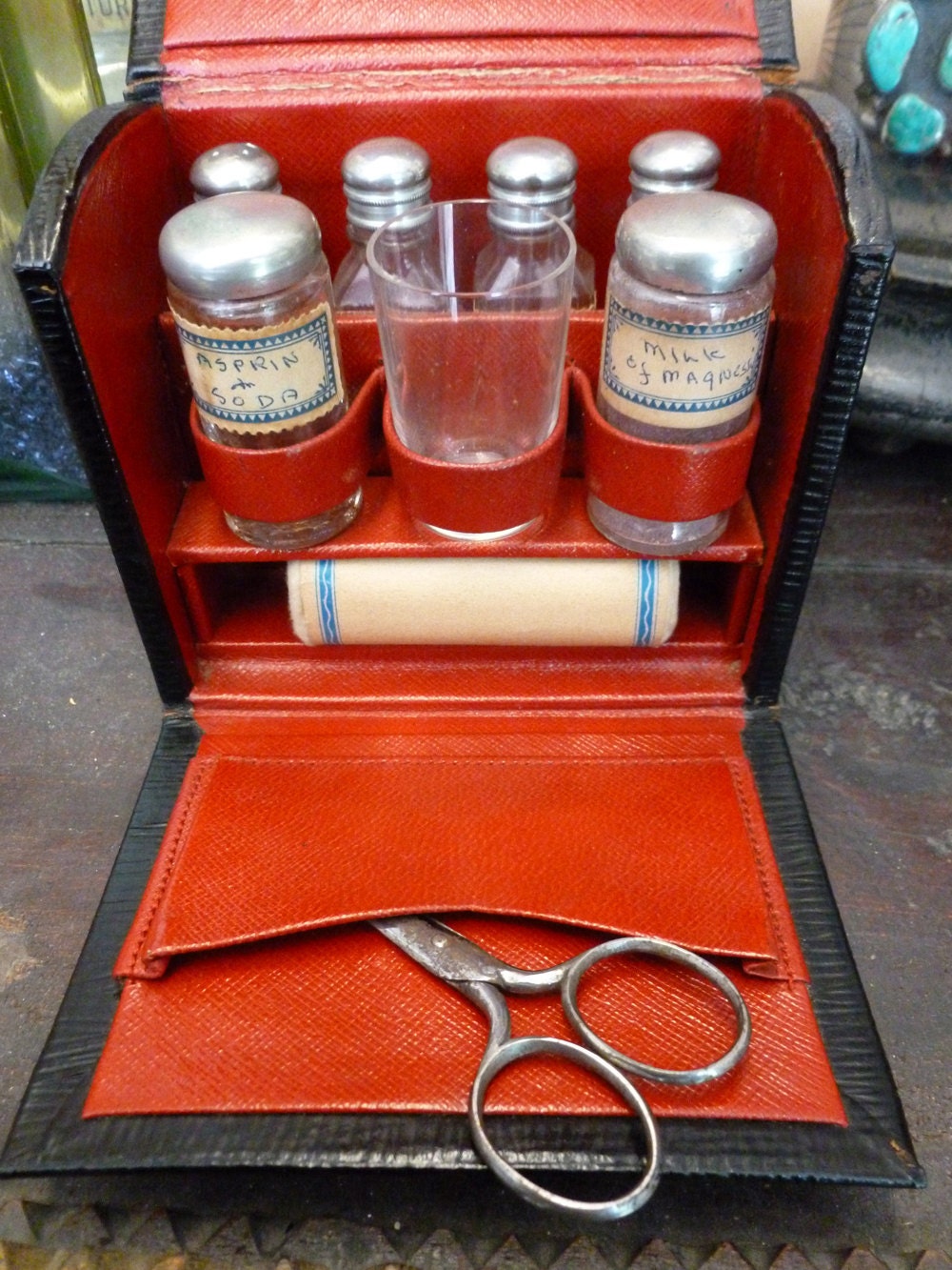 Antique Apothecary Kit Traveling Medical Kit Cross London