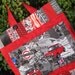 I Love London - Red Patchwork Quilted Tote Bag