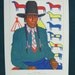 Native American Portrait LITTLE PLUME Artist Winold Reiss Great Northern Railroad Print