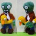 Crochet Zombie with duck Amigurumi- Finish Doll
