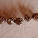Vintage Retro 1950s Rhinestone buttons