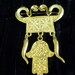 ALEXIS KIRK 'Art to Wear' Middle Eastern style Brooch.Wonderful Glamorous Designer Piece.No reasonable Offer refused.