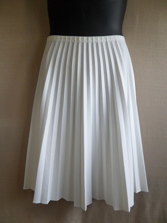 White Plus Size Skirt 117
