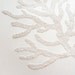 White Sea Coral, pinhole art poster, wall decor, A4