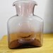 Vintage Blenko Glass Company Amythest Water Bottle Vase