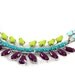 Vintage Hand Painted Necklace