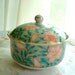 Otagiri Japan porcelain lidded tricket dish