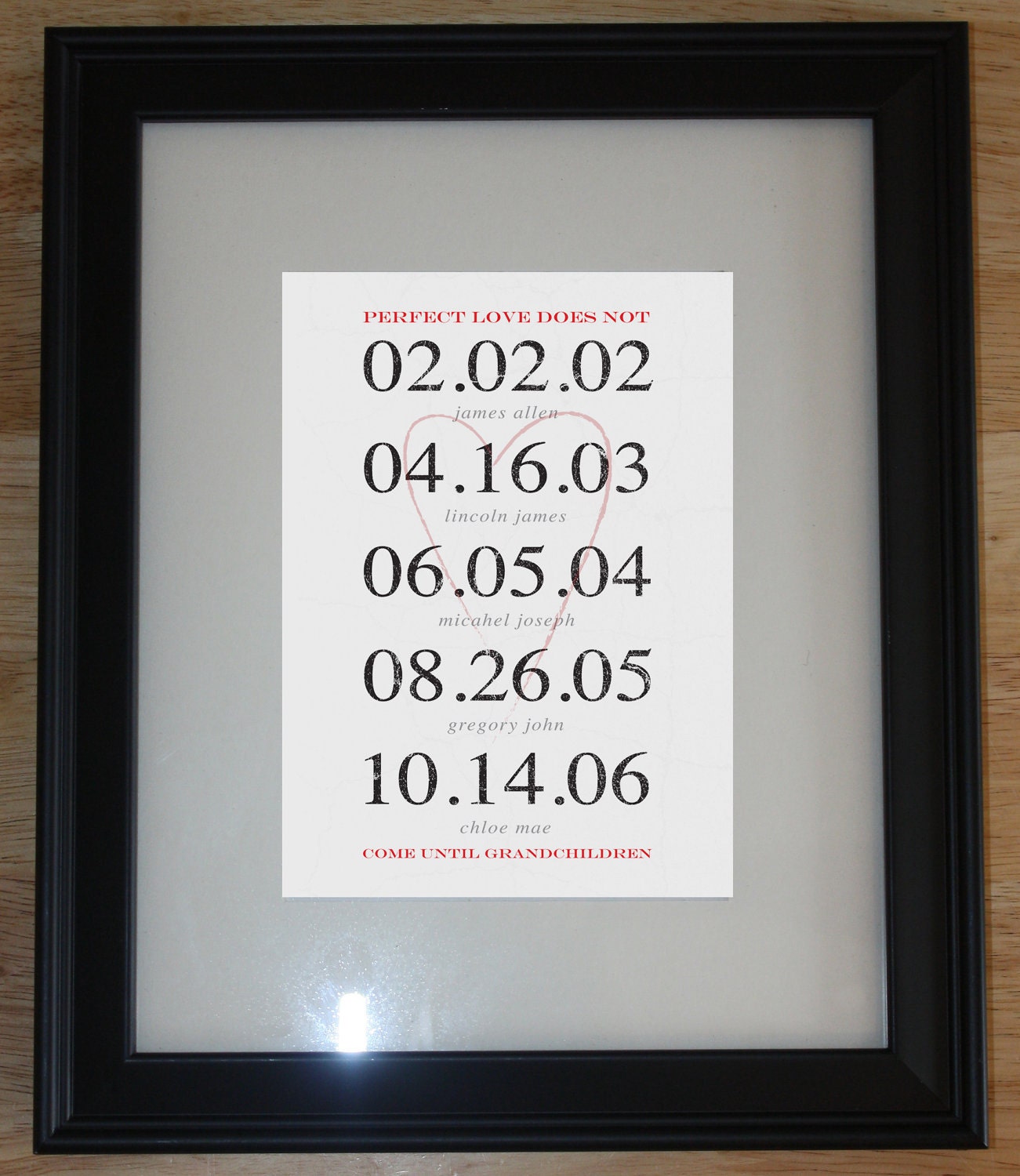 items similar to personalized dates for grandparents items similar to personalized dates for grandparents