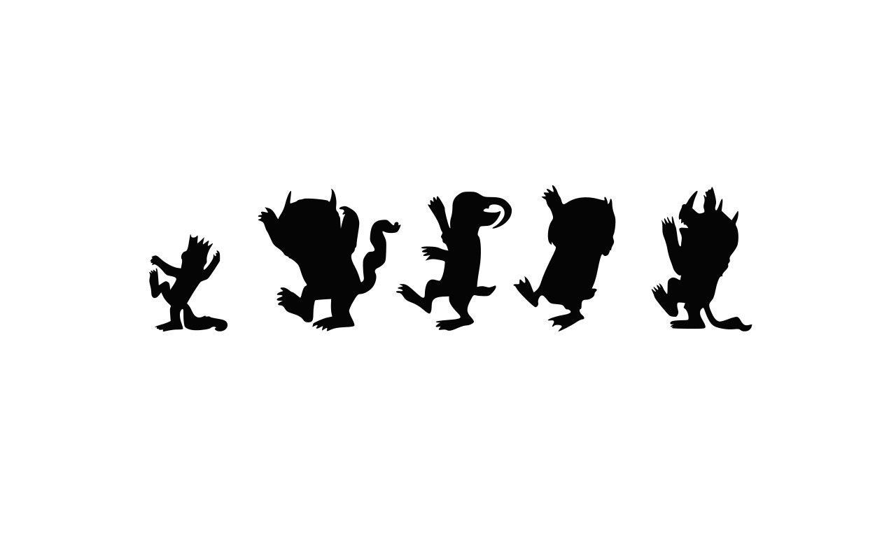 Where The Wild Things Are Monster Silhouette