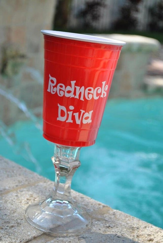 Items similar to Red solo cup wine glasses on Etsy