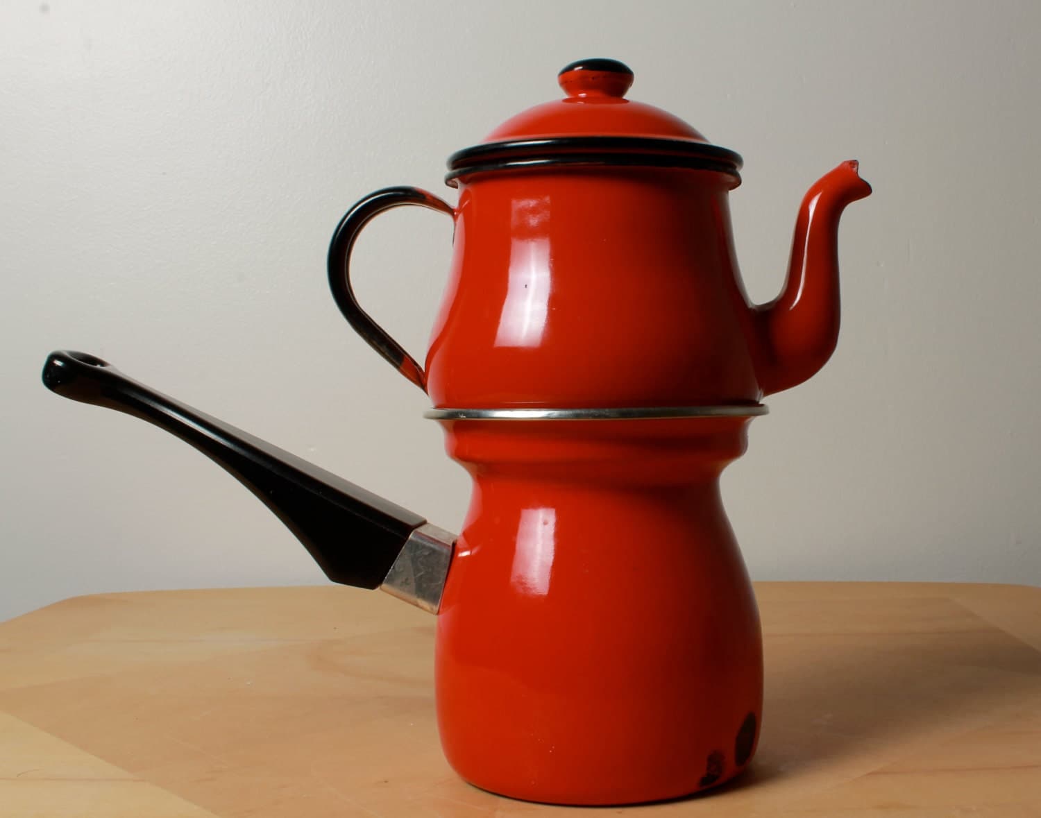 Turkish Teapot Double Teapot Enamel