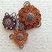 Flower Leather and Felt Zipper Brooch (For Coat, Jacket, Dress)