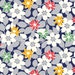 Flower Vines on Blue from the Everything but the Kitchen Sink Collection - Fat Quarter