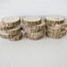15 Sassafras Wood Slices Rustic Tree Branch For Weddings, Craft Projects, Home Decor, Etc.