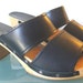 Vintage Jennifer Moore Clog Sandals Made in Italy 9B