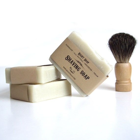 Shaving Soap bar natural soap unscented soap Mens Grooming