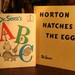 Vintage Dr. Seuss Books - 1963 Dr Seuss's ABC & 1940 Horton Hatches The Egg