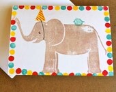 Items similar to Birthday Elephant Card on Etsy