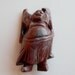 Vintage 1970s Wood Buddha Charm/Pendant