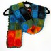 Crochet scarf in rainbow colours. Own design. Unique. Long and versatile. OOAK.