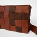 Leather messenger bag