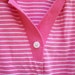 SALE - Vintage romper - pink and white stripes