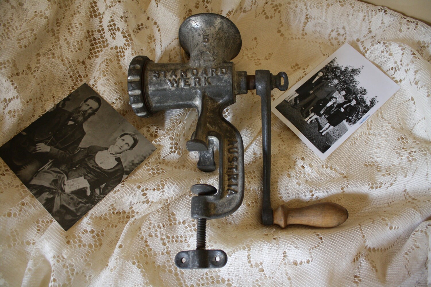 Vintage STANDARD WERK 5 Meat Grinder Made in Austria