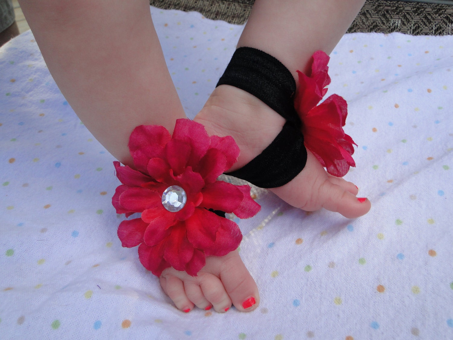 Barefoot Baby Sandals Infant Sandals Pink Baby Sandals