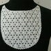 White cotton cute style applique neck yoke lace applique trim