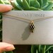 Teeny Tiny Pinecone String Necklace