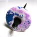 Pink and Purple Turquoise - Top Whorl Drop Spindle