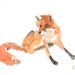 Mr. RUFOUS is surprised Watercolor painting by Eva Forest 8x10 inches fox