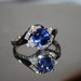 Kyanite and Diamond Ring