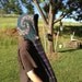 Patchwork Spiral Hood w/ scarf attatched. Upcycled flannel spiral
