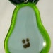 Juicy Green Fused Glass Pear