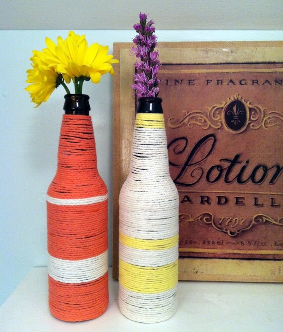 Items similar to Beer Bottle Vase on Etsy