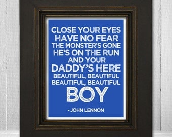by lyrics john boy song for beautiful lennon song boy lennon nursery 11x14 john print beautiful john lyrics print