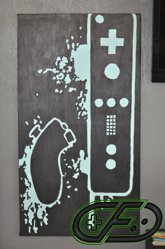 Nintendo Wii Video Game Room Painting